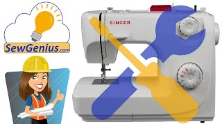 Singer 8280 sewing machine belt fix [upl. by Nnahteb369]