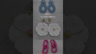 Spring statement earrings fashion springsummer24 shorts [upl. by Mose]