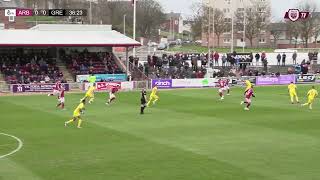 Arbroath 1  2 Greenock Morton  Match Highlights [upl. by Brenn]