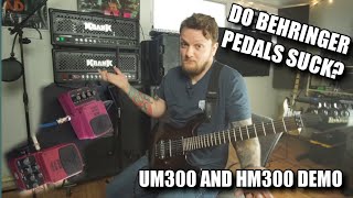 Behringer Pedal Demo  UM300 and HM300 [upl. by Matland]