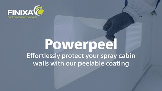 Protect and clean your spray booth with Powerpeel [upl. by Ener321]