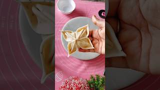 beautiful samosa folding idea cooking trendingshorts youtubeshorts samosa shortsvideo [upl. by Ahar103]