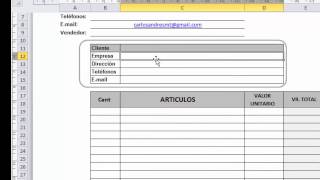 Formato de cotización en Excel para descargar [upl. by Chouest]