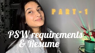 PSW Job Requirements in Canada 🇨🇦  Nursing students Important Liks [upl. by Shenan]