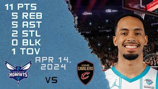 Amari Bailey player Full Highlights vs CAVALIERS NBA Regular season game 14042024 [upl. by Llehcnom]