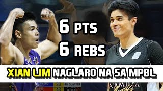 NAG FLEX PA  Xian Lim MPBL Highlights 6 pts 6 rebs [upl. by Aihsrop]