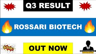 Rossari Biotech Q3 Results 2024  Rossari Biotech Latest News  Rossari Biotech results  rossari [upl. by Iran40]