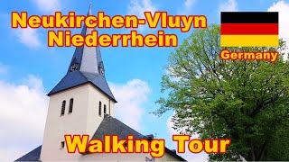 NeukirchenVluyn Ortskern Neukirchen Ortskern Vluyn 4K Street Walk Niederrhein amp Ruhrgebiet [upl. by Logan]