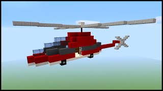 Minecraft How to Make a Helicopter [upl. by Auberon]