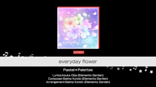 everyday flower EXPERT  Pastel  Palettes Bandori Gameplay 8 [upl. by Heringer]