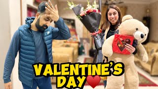 1st Valentines after Shadi 🌸  Jawad k sath Prank kiya😂  Dinner or Gifts bht pasand aye ♥️ [upl. by Lleynod395]