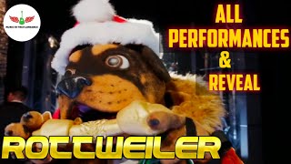 Masked Singer Rottweiler All Performances amp Reveal  Season 2 [upl. by Dincolo661]