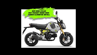 New Rage Cycles 2021Present Honda Grom Fender Eliminator Install [upl. by Natloz]