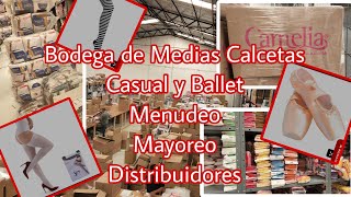 Bodega de Medias Calcetas y corseteria Mexicana Camelia menudeo mayoreo y distribuidores [upl. by Chaim]