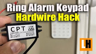 Ring Alarm Keypad Hardwire Using Your Old Wired Alarms Wiring  DC to DC Buck Converter [upl. by Columbus762]