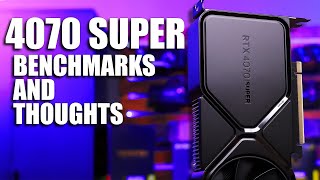 4070 Super Benchmarks NVIDIA vs AMD [upl. by Stutman]