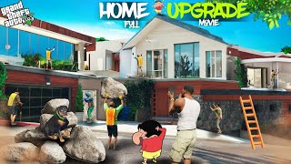 Upgrading FRANKLINS Their Ultimate Luxury HOUSE in GTA 5 MOVIE [upl. by Arikahc206]