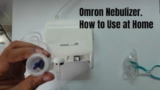 Nebulizer How to use  Omron Nebulizer Review [upl. by Iclehc413]