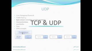 البروتوكول TCP و UDP [upl. by Dlareme396]