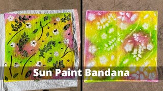 Sun Painting Bandana [upl. by Iana370]