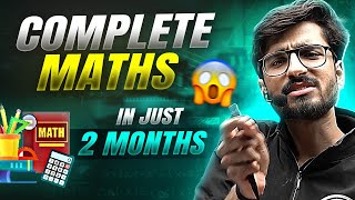 How to Complete Class 10th MATHS Syllabus in 2 Months⚡ Perfect ROADMAP [upl. by Fagin]