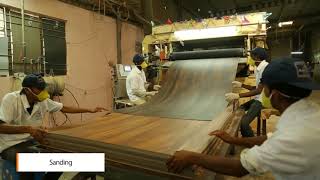 Laminate Manufacturing Process  Amulya Mica [upl. by Zetniuq]