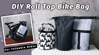 How to Sew Roll Top Bike Bag [upl. by Jain]