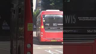 LF70YWS SEe138 BYD Enviro 200 EV on route W15 leaving Walthamstow Central Bus Station [upl. by Tdnaltroc]