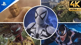 AntiVenom Suit vs All Villains Boss Fight Ultimate Difficulty  SpiderMan 2 PS5 4K [upl. by Wildon]