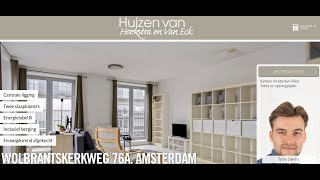 Te koop Wolbrantskerkweg 76A Amsterdam  Hoekstra en van Eck Makelaars  Méér Makelaar [upl. by Atwater]