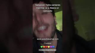 Sebastián Yatra cantando la canción de AITANA viéndola en directo en concierto en Madrid Yatra [upl. by Maurits]