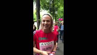 Valentina Pahde Interview beim AVON Frauenlauf 2019 [upl. by Pate]