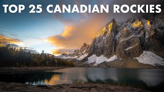 TOP 25 HIKES amp PLACES TO VISIT IN THE CANADIAN ROCKIES [upl. by Moe]