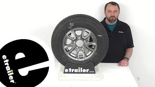 Review of Kenda Trailer Tires and Wheels  Karrier ST17580R13 LR C Radial Aluminum Wheel  KE53JR [upl. by Lobel]