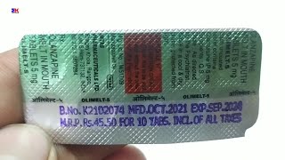 Olimelt 5mg Tablet  Olanzapine 5mg Tablet  Olimelt 5mg Tablet Uses Benefit Review In Hindi [upl. by Bergeron]