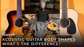 7 Acoustic Guitar Body Shapes Their Differences and Sounds  Reverb [upl. by Novel248]