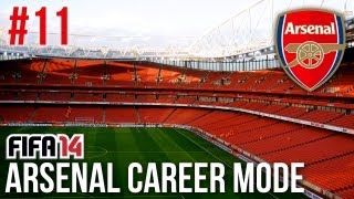 FIFA 14 Arsenal Career Mode  Episode 11  GOALS GALORE [upl. by Aierbma442]