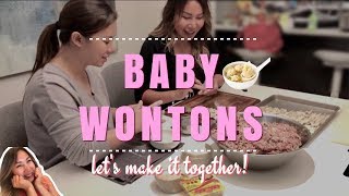 how to make baby wontons  authentic recipe [upl. by Lore]