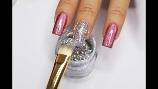 Clase 17 Como hacer Uñas Holograficas y Chromo ♥ Deko Uñas  Holographic and Chromo Nails [upl. by Palla]