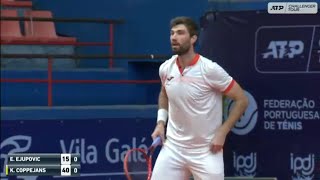 Elmar Ejupovic GER vs Kimmer Coppejans BEL Maia 2 challenger 2 Round [upl. by Lanaj287]