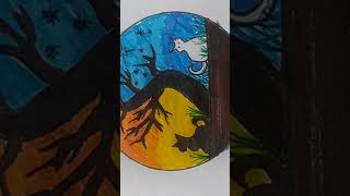 circle drawingsubscribe shortvideo 🌹🌺🌸 [upl. by Analem]