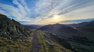 THE LANGDALE FELLS  Peak Bagging the WainwrightFells vancamp  Testing Diesel heater setup 👌 [upl. by Llevad]