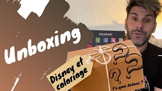 UNBOXING  on commence bien lannée  Disney et coloriage [upl. by Jolanta]