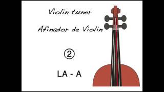 Violin Tuner  Afinador de Violín [upl. by Rozek]