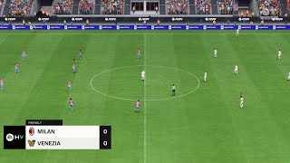 AC Milan vs Venezia 14092024 Serie A EA FC 24 [upl. by Calvin]