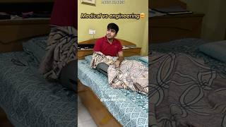 Engineering vs Medical college🤯 Day 527  MBBS diaries minivlog neet mbbs tranding [upl. by Vladamar]