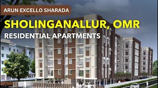 Arun Excello Sharada  Sholinganallur Flats For Sale  Chennai Apartments flats sholinganallur [upl. by Itnahs577]