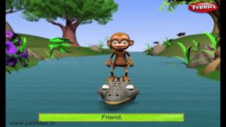 Monkeys Heart  Jataka Tales in English  Moral Stories For Children in English [upl. by Nevad249]