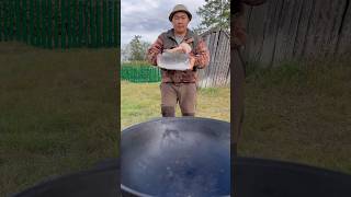 Beef tongue A delicacy😋  Говяжий язык Деликатес😋 pandasakha permafrost food [upl. by Adlen]