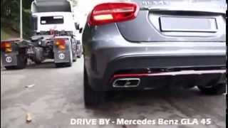 MercedesBenz GLA45 with IPE Exhaust System from A45 [upl. by Asoramla255]